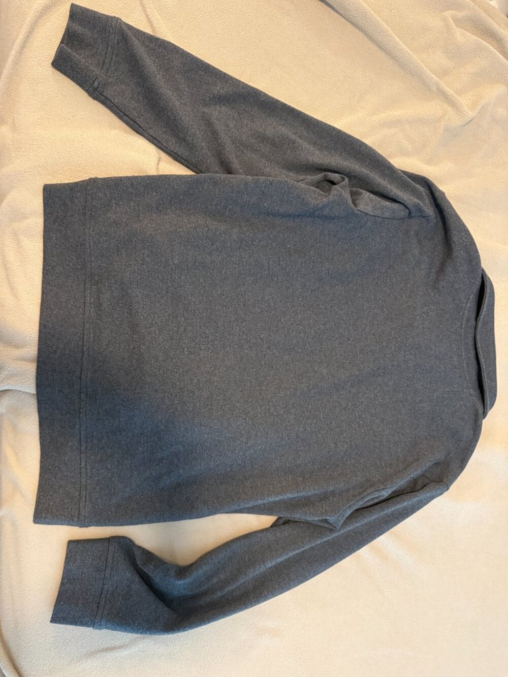 Tommy Bahama Men's Large Grey Shawl Collared Sweatshirt Pullover Button Neck - Picture 9 of 12
